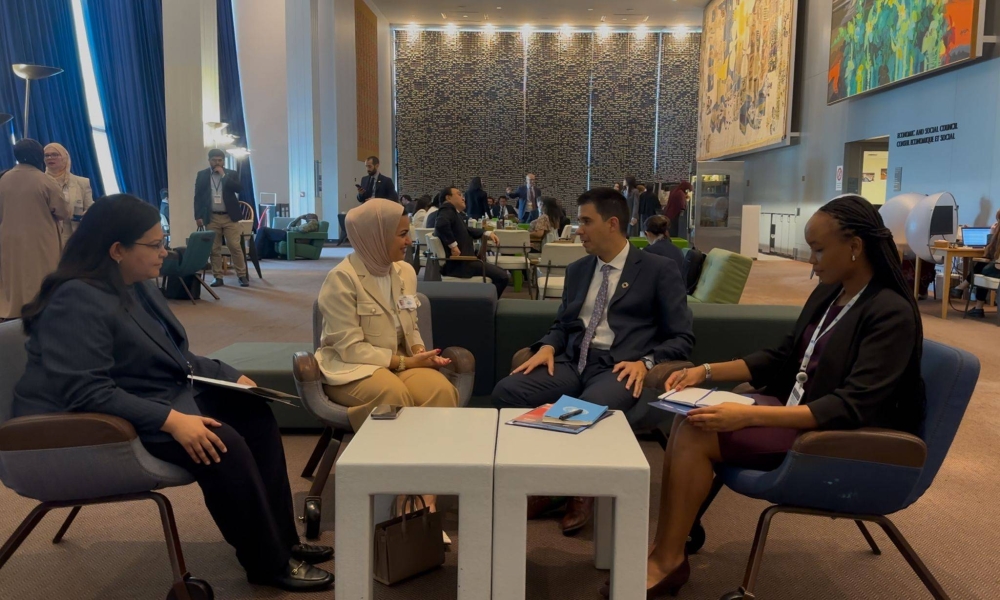 وزيرة شؤون الشباب تجتمع بعدد من كبار المسؤولين بالأمم المتحدة في نيويورك