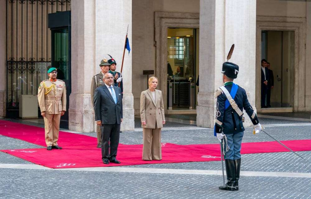 ولي العهد رئيس الوزراء: الدفع بمستويات التعاون والتنسيق والشراكة مع إيطاليا نحو آفاق أرحب