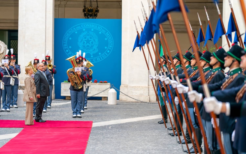 ولي العهد رئيس الوزراء: الدفع بمستويات التعاون والتنسيق والشراكة مع إيطاليا نحو آفاق أرحب