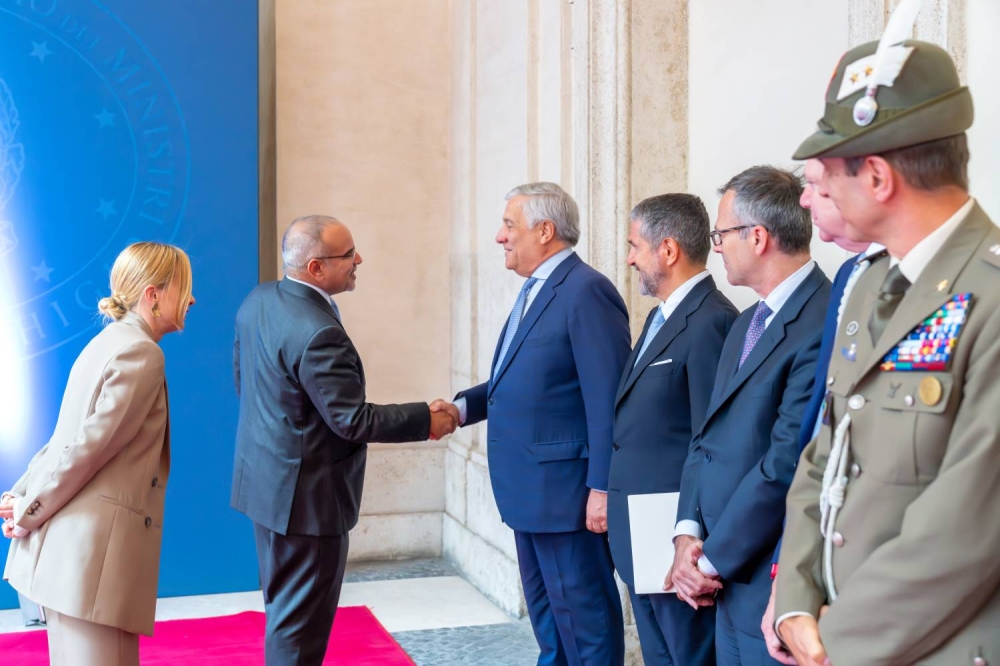 ولي العهد رئيس الوزراء: الدفع بمستويات التعاون والتنسيق والشراكة مع إيطاليا نحو آفاق أرحب