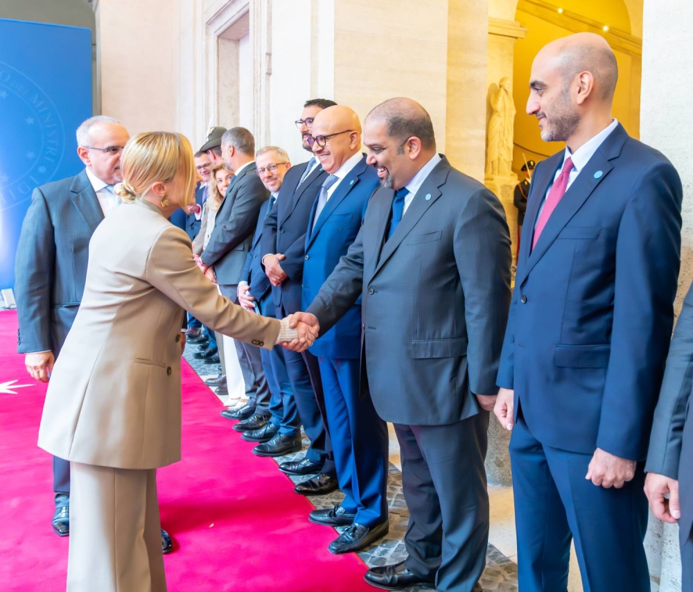 ولي العهد رئيس الوزراء: الدفع بمستويات التعاون والتنسيق والشراكة مع إيطاليا نحو آفاق أرحب
