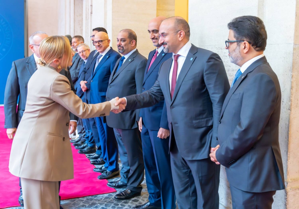 ولي العهد رئيس الوزراء: الدفع بمستويات التعاون والتنسيق والشراكة مع إيطاليا نحو آفاق أرحب