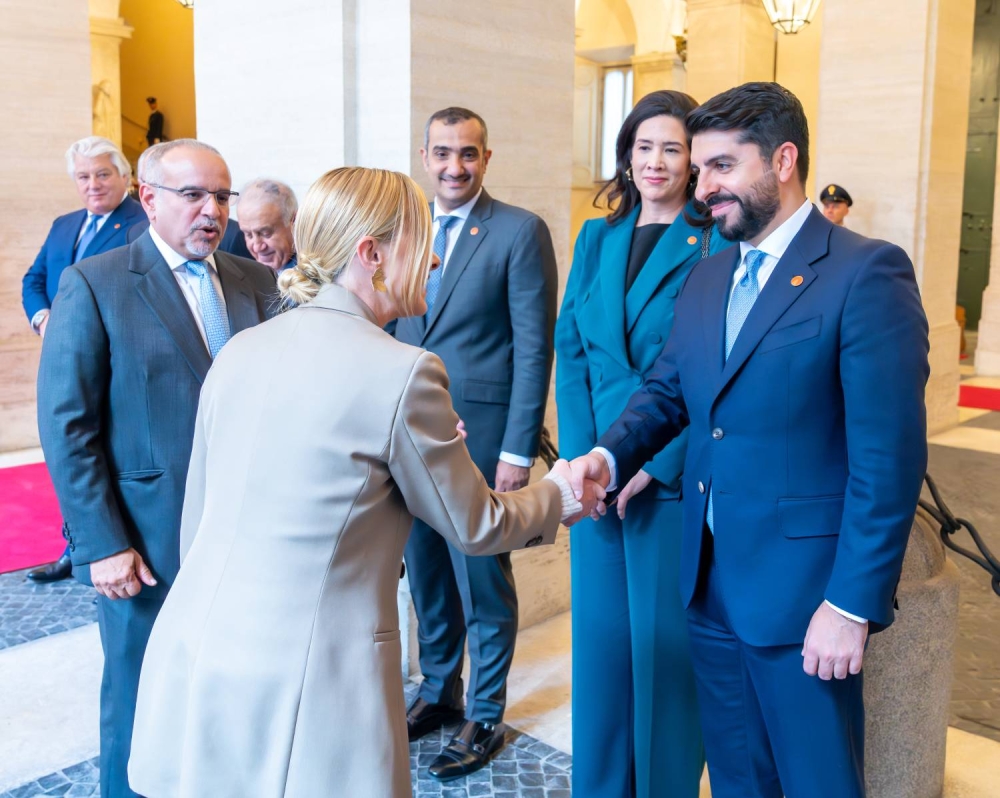 ولي العهد رئيس الوزراء: الدفع بمستويات التعاون والتنسيق والشراكة مع إيطاليا نحو آفاق أرحب
