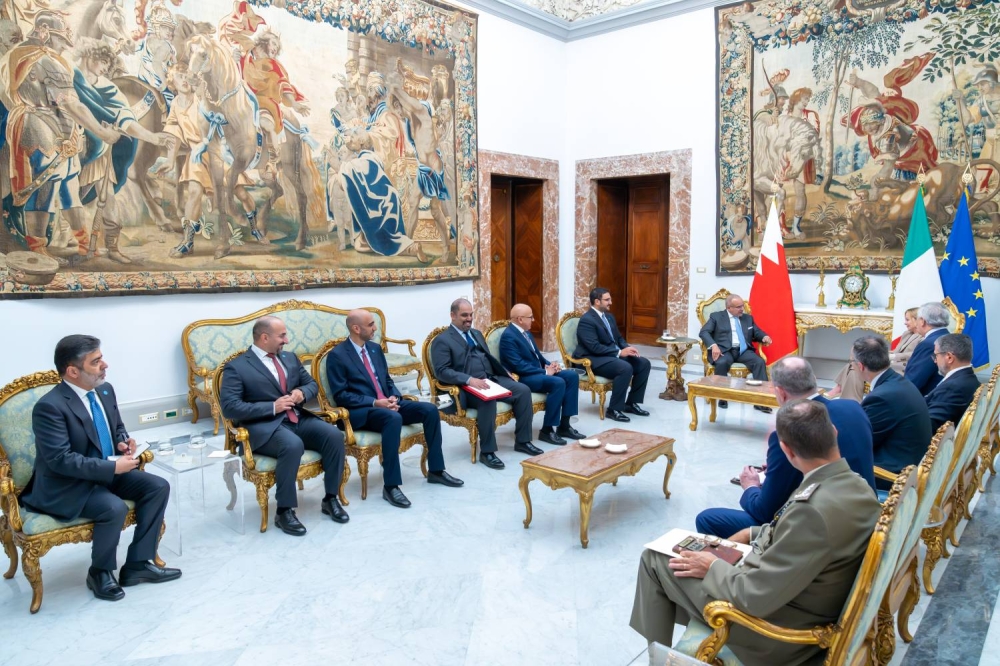 ولي العهد رئيس الوزراء: الدفع بمستويات التعاون والتنسيق والشراكة مع إيطاليا نحو آفاق أرحب