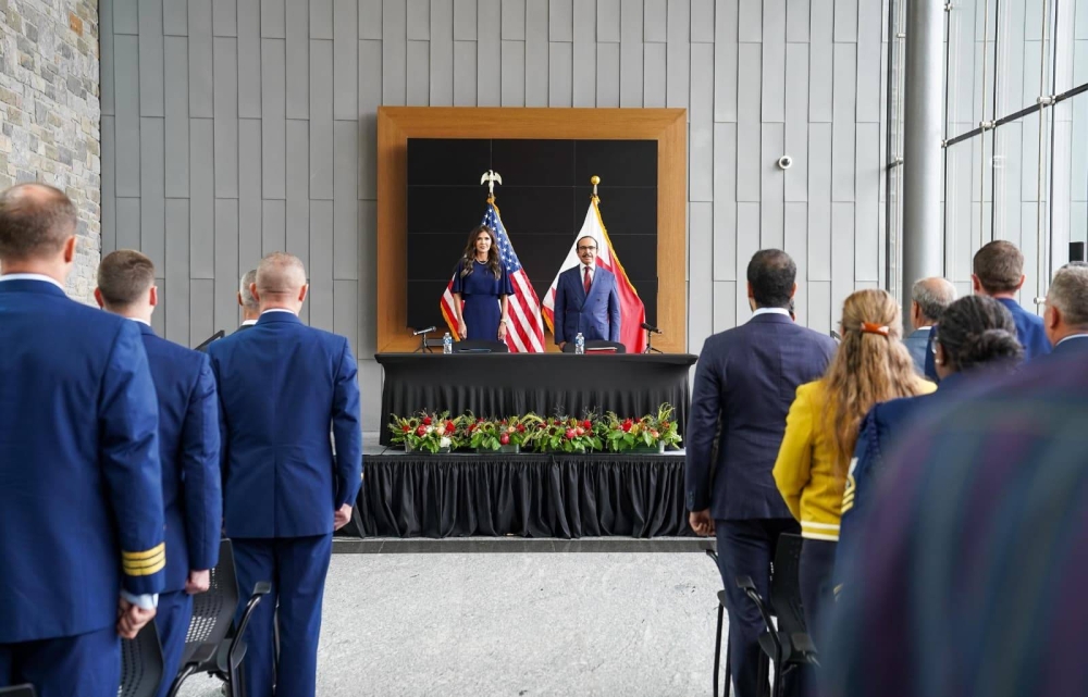 وزير الداخلية يعقد مباحثات موسعة ويوقع مذكرة أمن الحدود مع وزيرة الأمن الداخلي الأمريكية