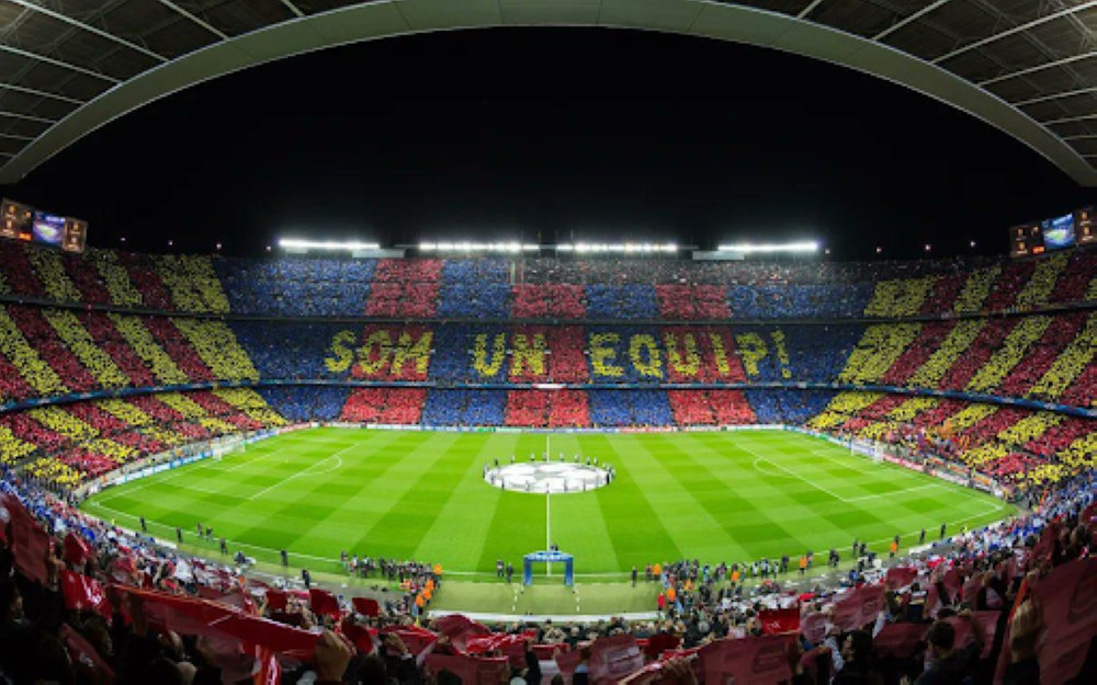 "يويفا" يعلن ملعب مباراة برشلونة وأولمبياكوس في دوري الأبطال