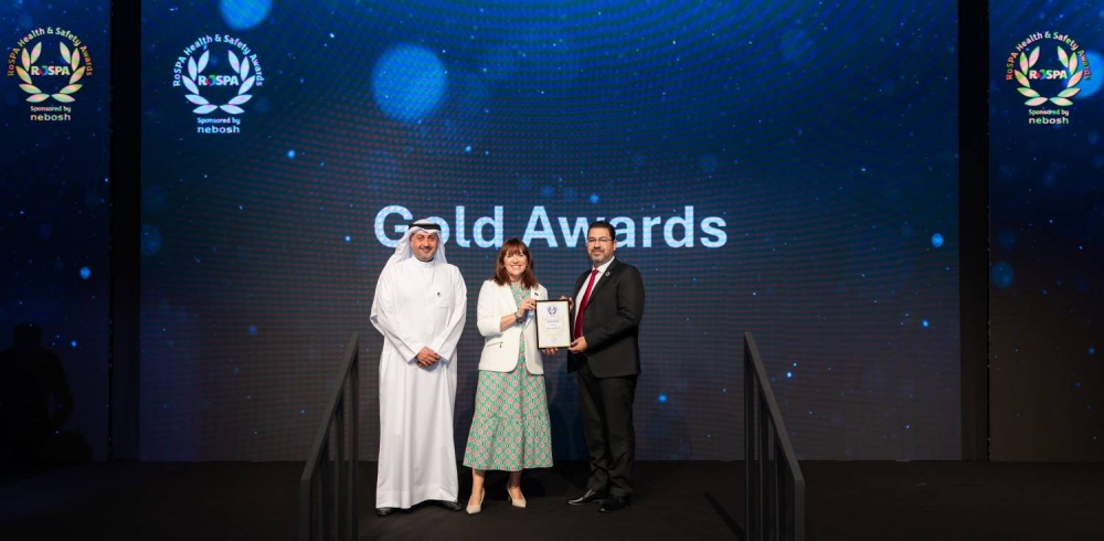 "حديد البحرين" تحصد الميدالية الذهبية من الجمعية الملكية للوقاية من الحوادث