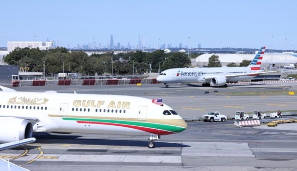 "طيران الخليج" تحتفل بإعادة إطلاق رحلاتها المباشرة إلى نيويورك