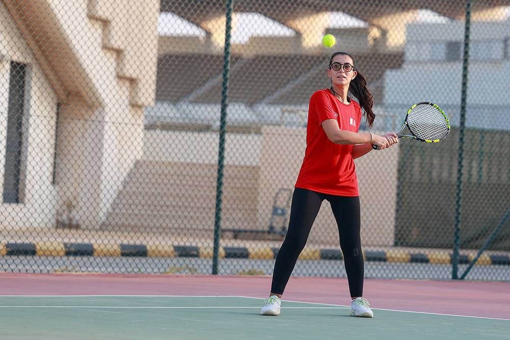 لاعبات البحرين يتصدرن المنافسات الودية المشتركة