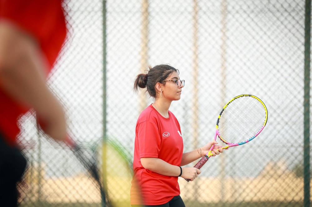 لاعبات البحرين يتصدرن المنافسات الودية المشتركة