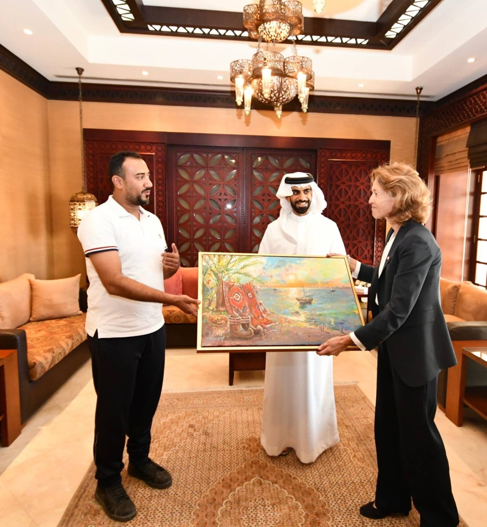 خالد بن راشد يستقبل سفيرة النرويج غير المقيم لدى البحرين