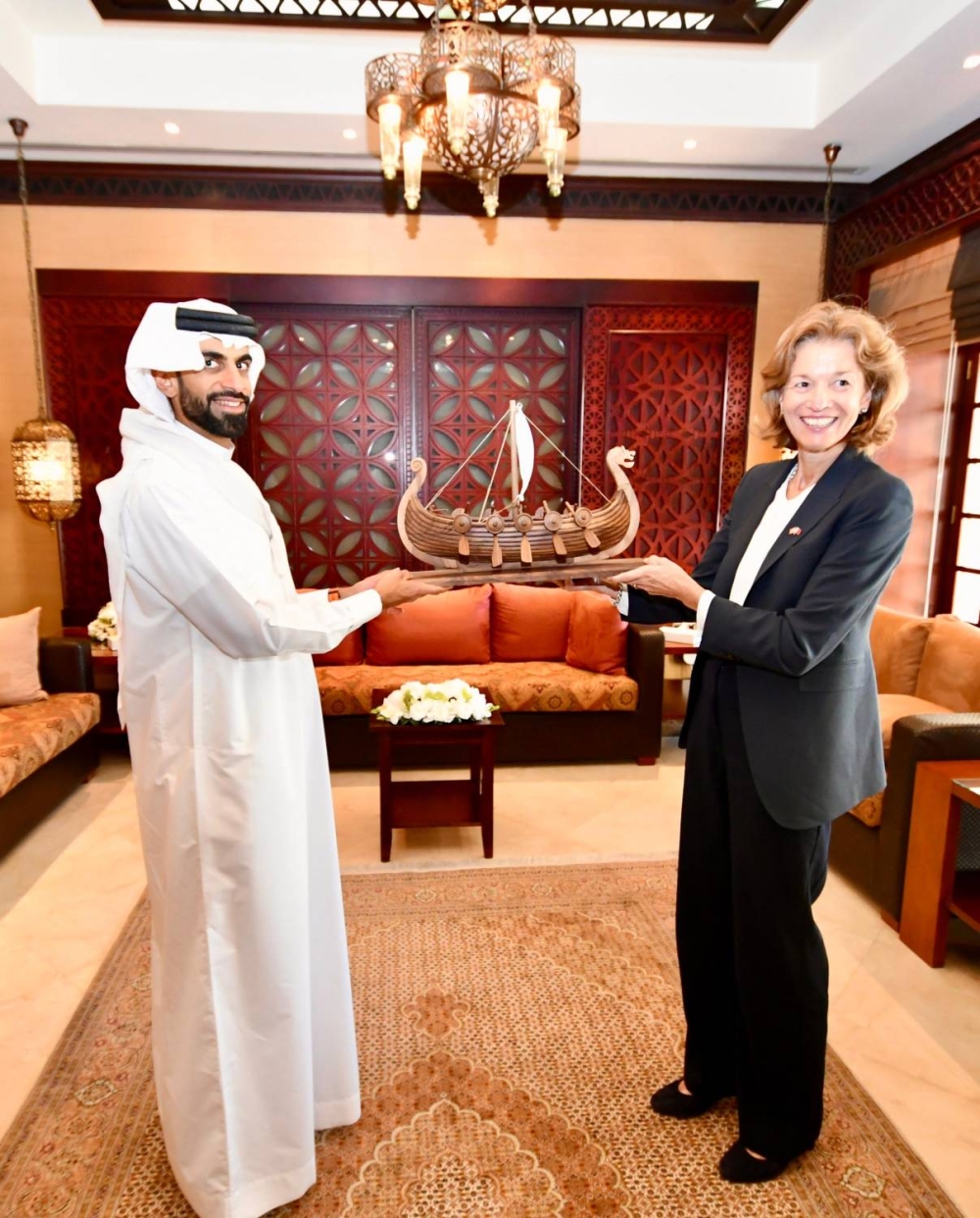 خالد بن راشد يستقبل سفيرة النرويج غير المقيم لدى البحرين