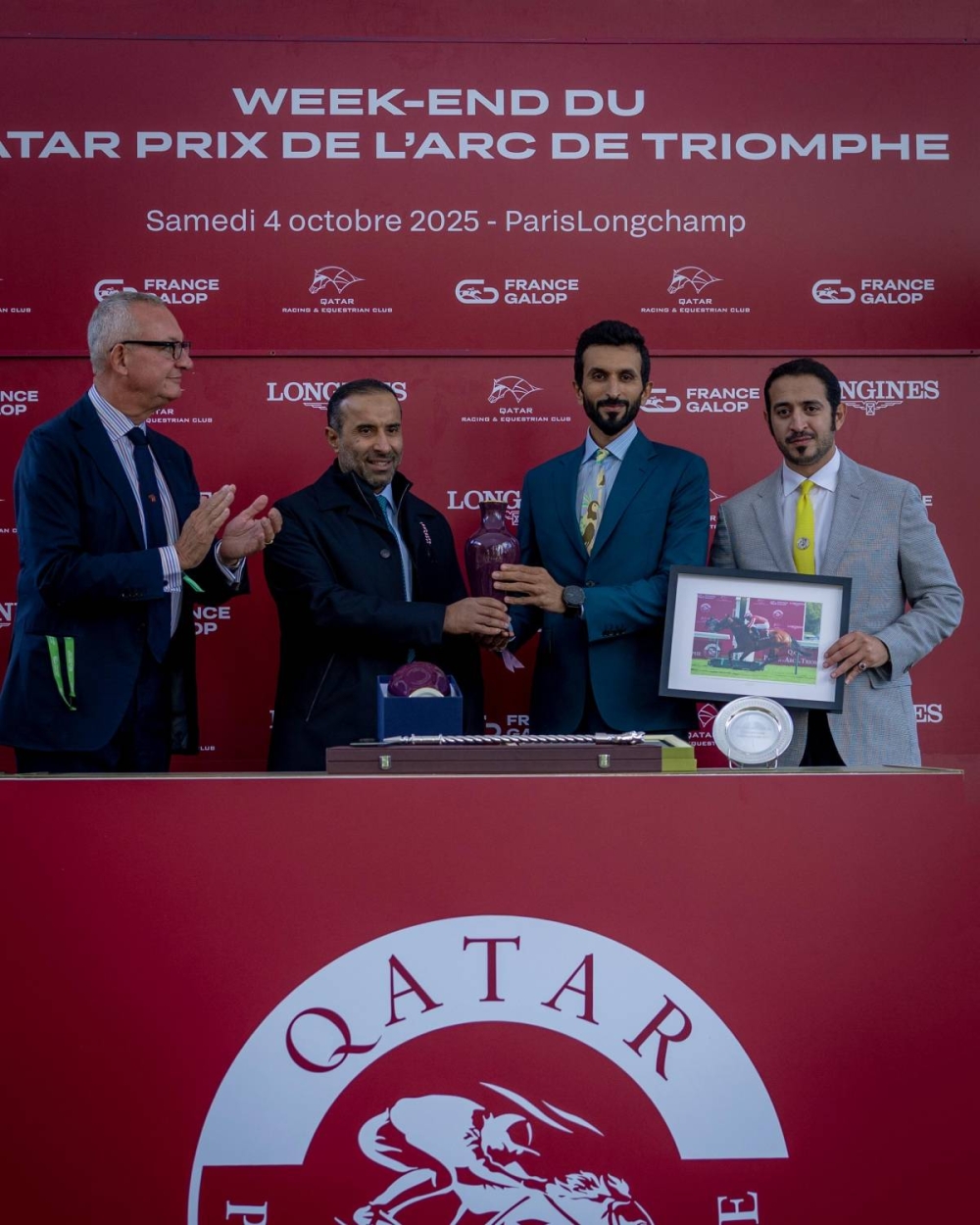 ناصر بن حمد: فوز &laquo;Caballo De Mar&raquo; في جائزة قطر قوس النصر يعكس مكانة الفروسية البحرينية على الساحة الدولية