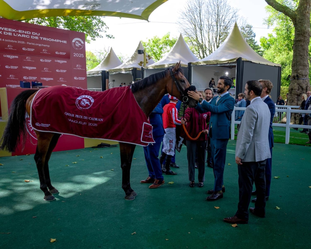 ناصر بن حمد: فوز &laquo;Caballo De Mar&raquo; في جائزة قطر قوس النصر يعكس مكانة الفروسية البحرينية على الساحة الدولية