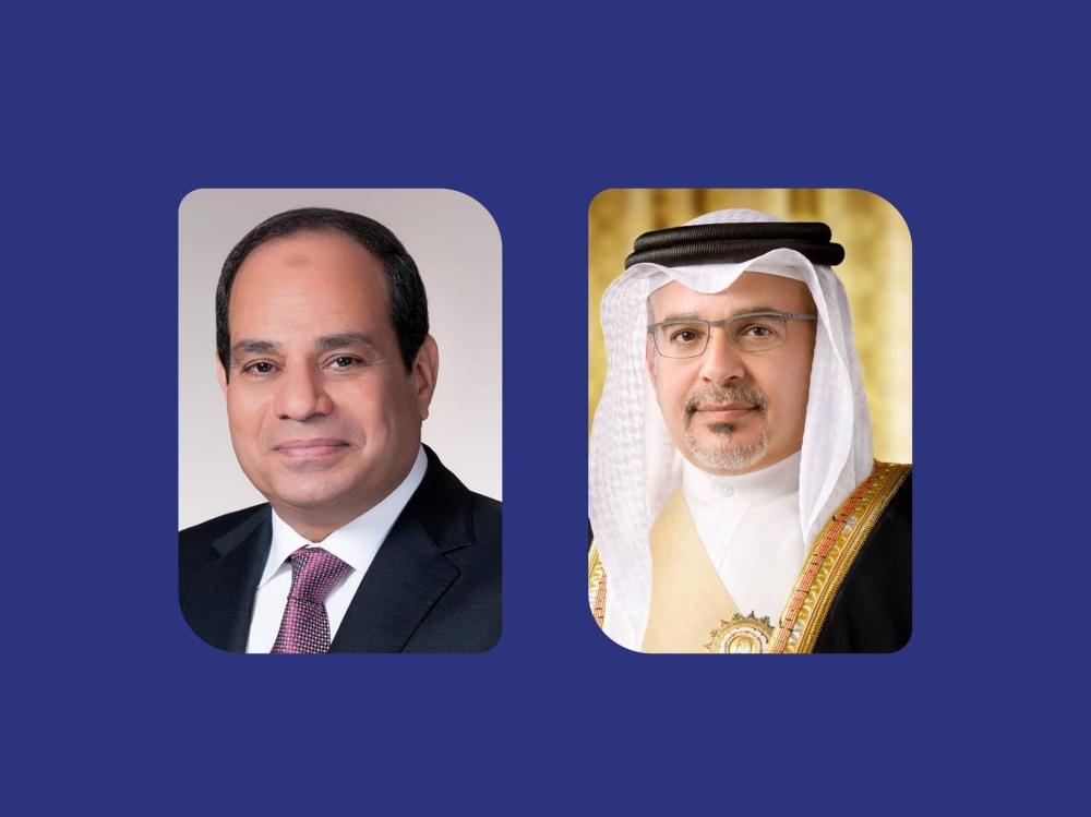 ولي العهد رئيس الوزراء يهنئ الرئيس المصري بذكرى السادس من أكتوبر