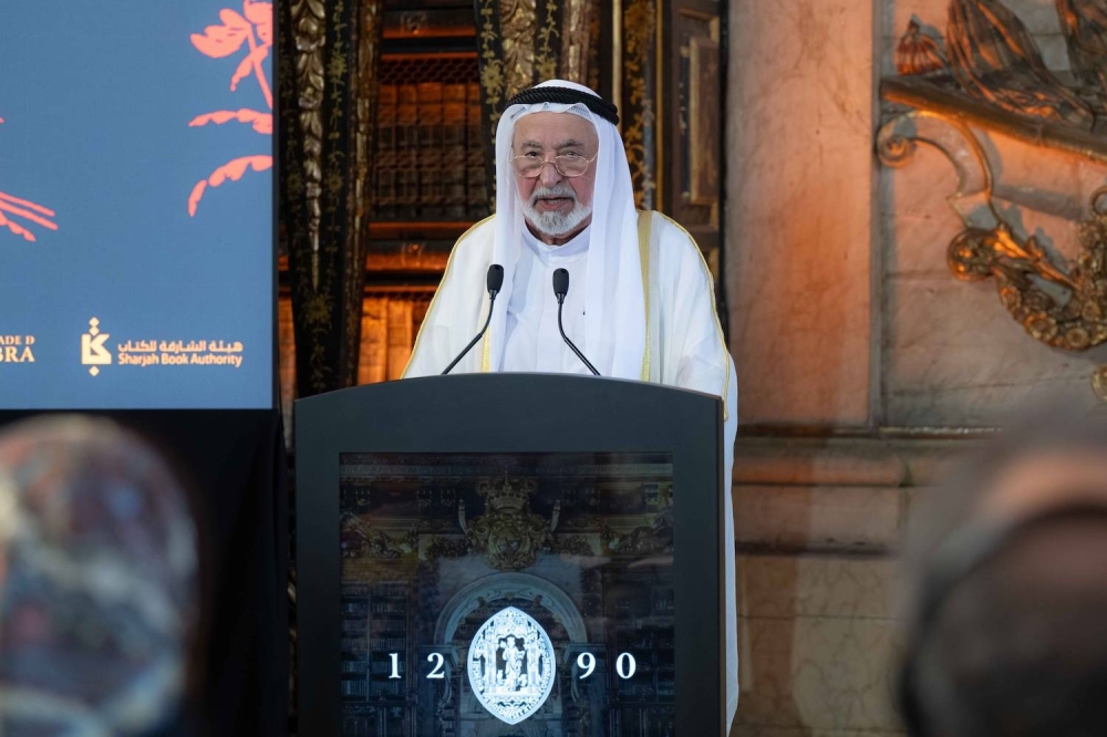 حاكم الشارقة يفتتح "مركز الدراسات العربية" في جامعة كويمبرا البرتغالية