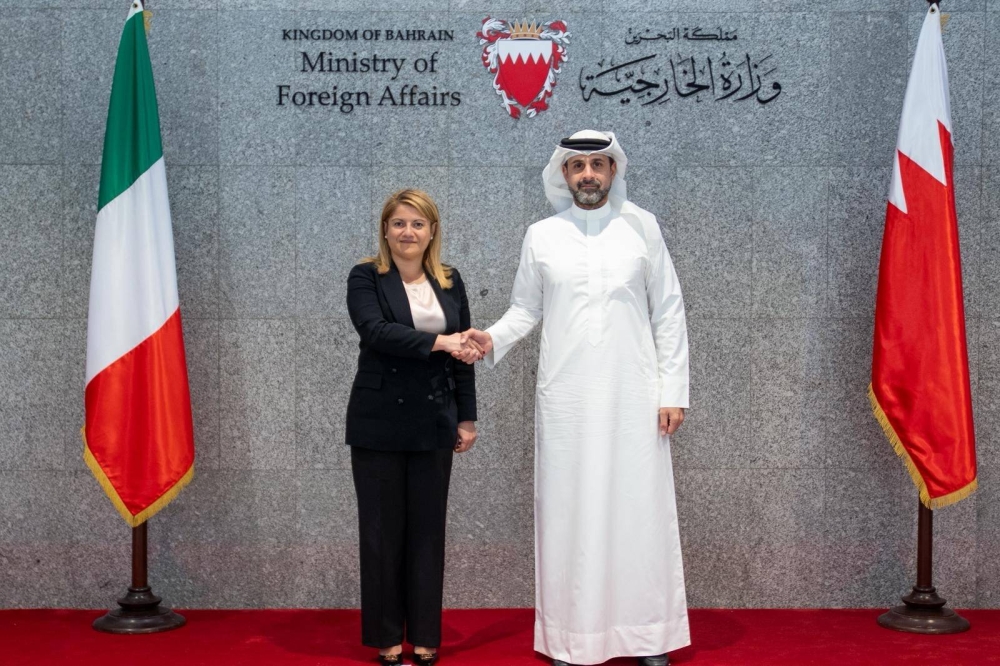 انعقاد الجولة الثالثة من المشاورات السياسية بين مملكة البحرين والجمهورية الإيطالية