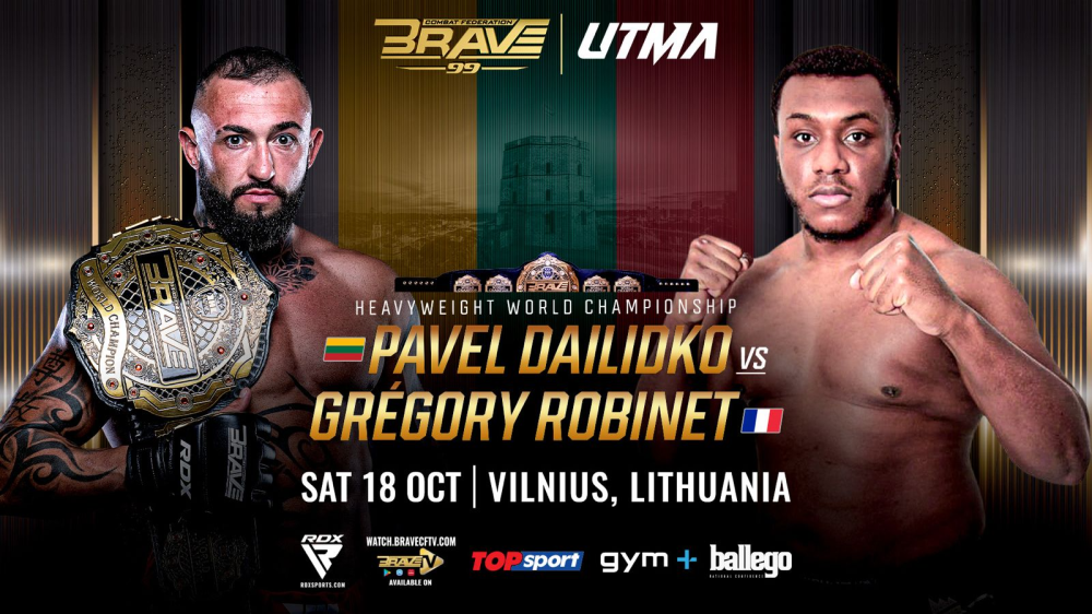 بريف البحرينية تستعد لتنظيم BRAVE CF 99 بليتوانيا