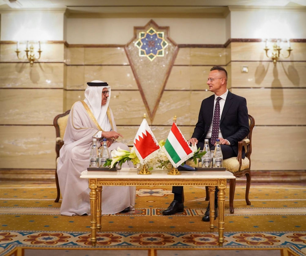 وزير الخارجية يلتقي مع وزير الشؤون الخارجية والتجارة في المجر