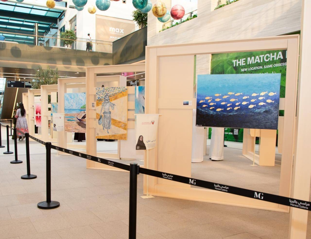 الأمين العام للمؤسسة الملكية للأعمال الإنسانية يفتتح المعرض الفني الأول (أوه يا مال)