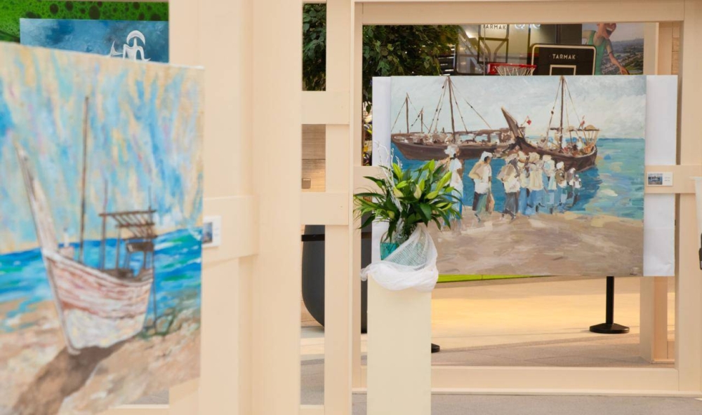 الأمين العام للمؤسسة الملكية للأعمال الإنسانية يفتتح المعرض الفني الأول (أوه يا مال)