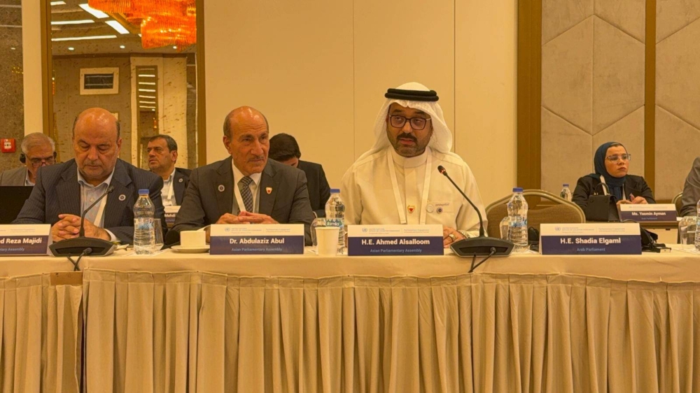 النائب أحمد السلوم : موقف برلماني موحد وجامع ضد الإرهاب والداعمين له