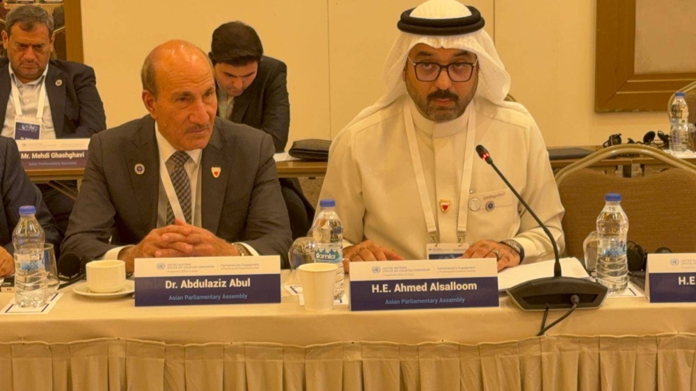 النائب أحمد السلوم : موقف برلماني موحد وجامع ضد الإرهاب والداعمين له