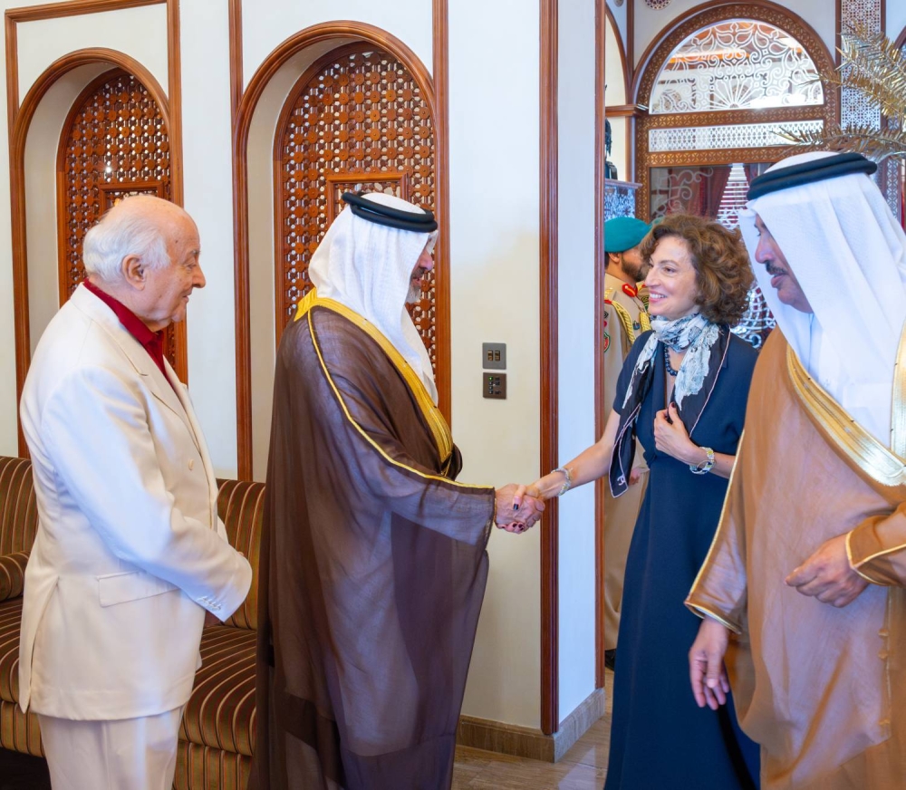 الملك يستقبل المديرة العامة لمنظمة اليونسكو ووزراء التربية والتعليم بدول التعاون