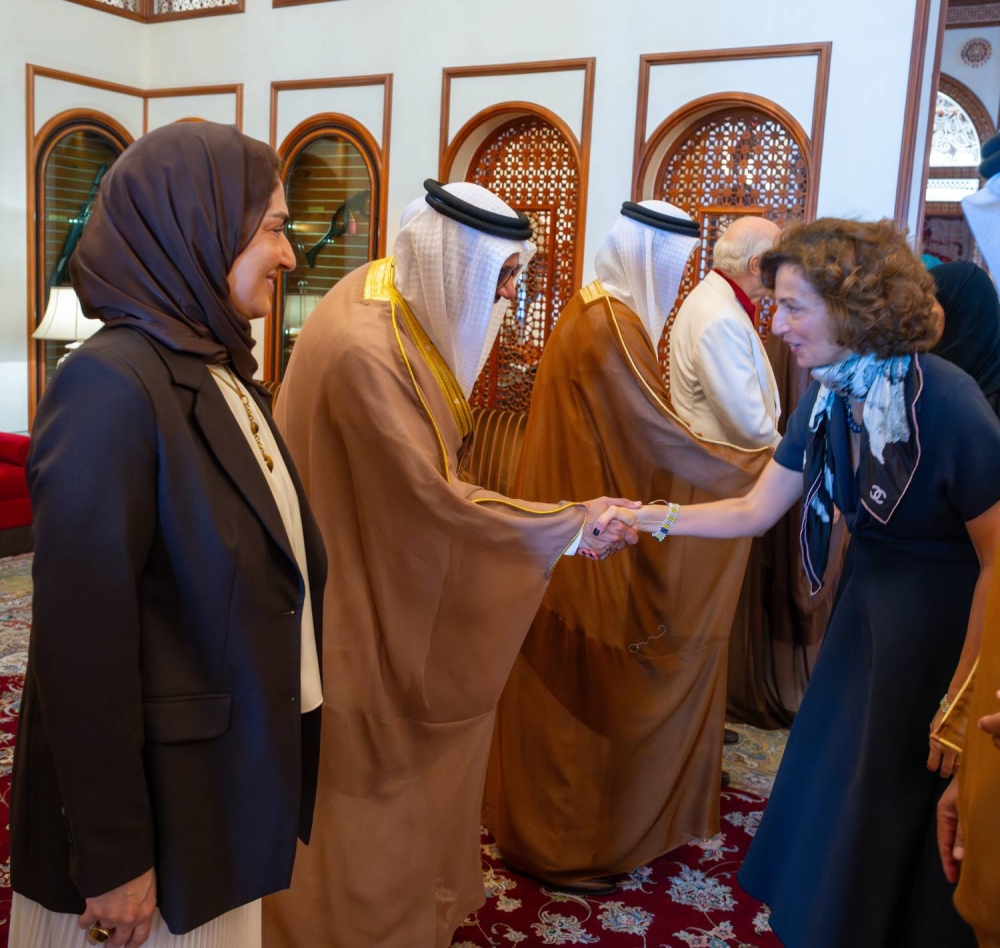 الملك يستقبل المديرة العامة لمنظمة اليونسكو ووزراء التربية والتعليم بدول التعاون