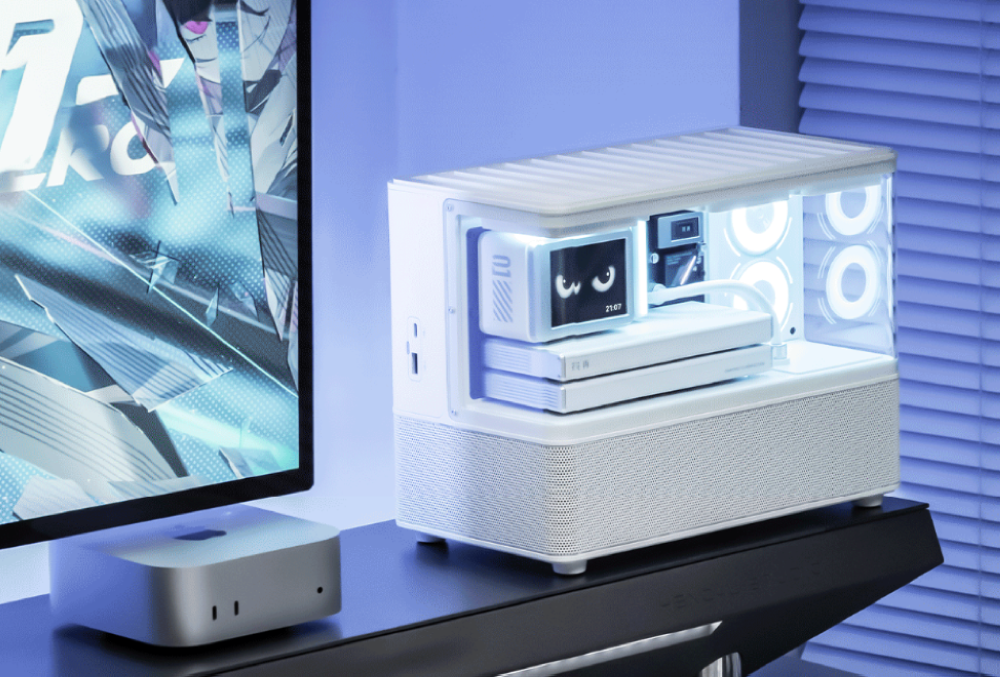 Edifier تطلق مكبر الصوت Huazai New Cyber بشاشة ذكية وإضاءة RGB