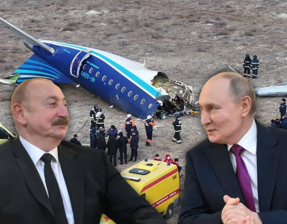 بوتين يعترف لأول مرة بمسؤولية روسيا عن إسقاط الطائرة الأذربيجانية بالخطأ