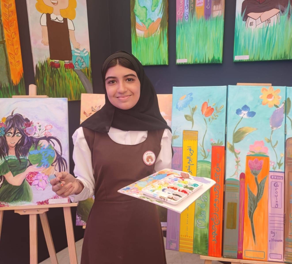 مشاركات مدرسية في معرض حفل جائزة اليونسكو &ndash; الملك حمد لاستخدام تكنولوجيات المعلومات