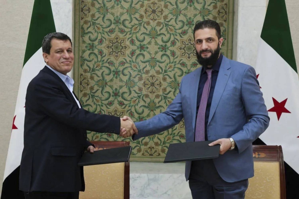 مظلوم عبدي: اتفاق &laquo;مبدئي&raquo; على دمج قوات &laquo;قسد&raquo; ضمن وزارة الدفاع السورية