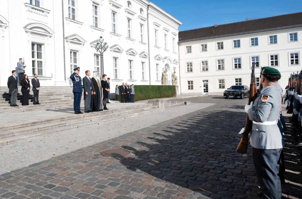 الرئيس الألماني يتسلم أوراق اعتماد سفير البحرين في برلين