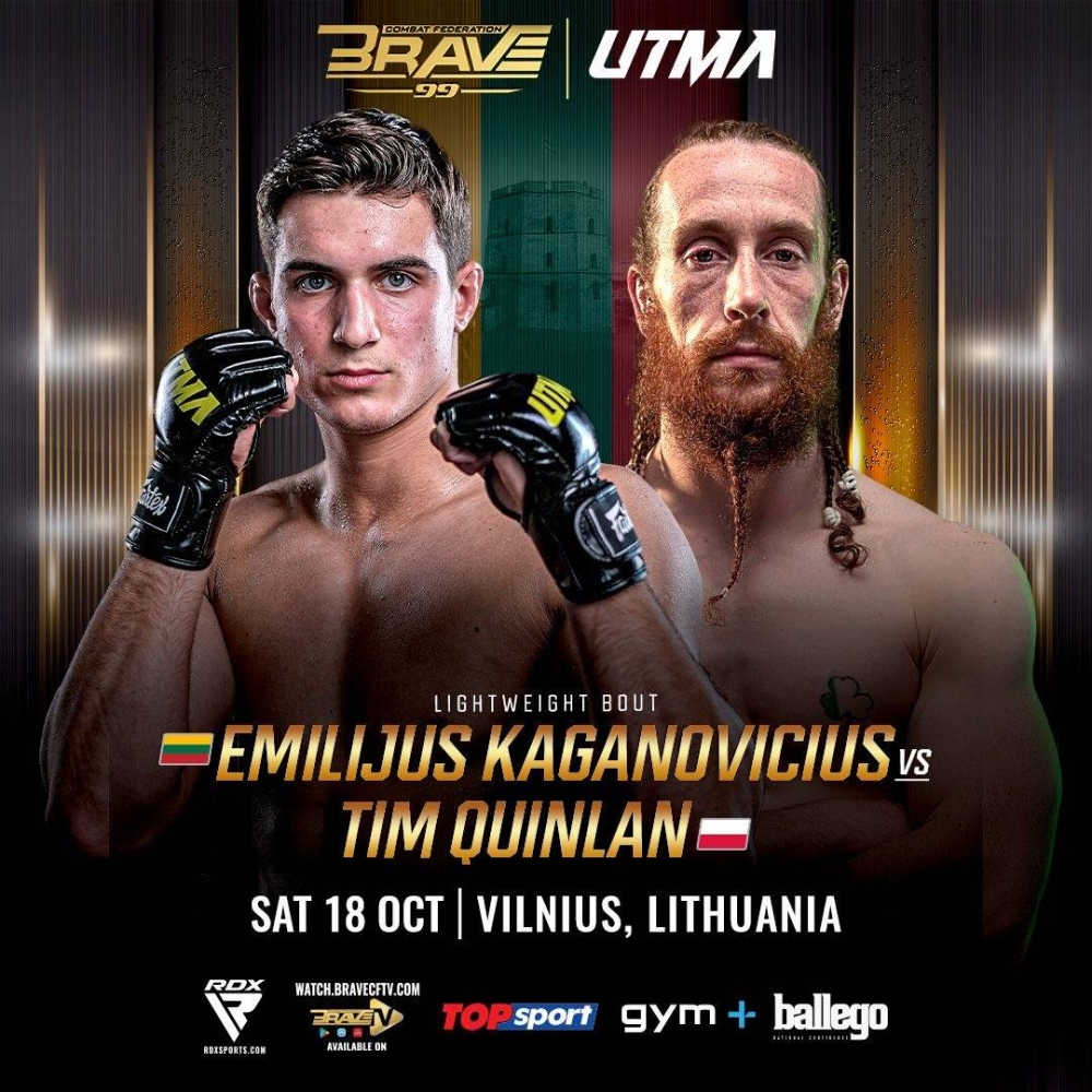 المقاتلون الليتوانيون الصاعدون يستعدون للتألق في BRAVE CF 99