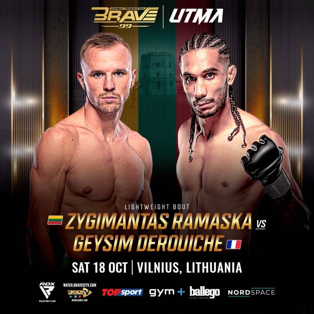 المقاتلون الليتوانيون الصاعدون يستعدون للتألق في BRAVE CF 99