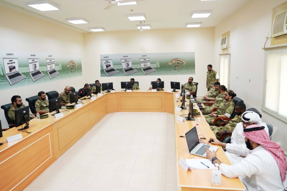 الحرس الوطني ينفذ تمرين الأمن السيبراني