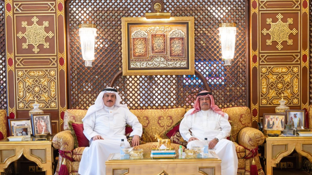 علي بن خليفة آل خليفة يستقبل رئيس مجلس النواب
