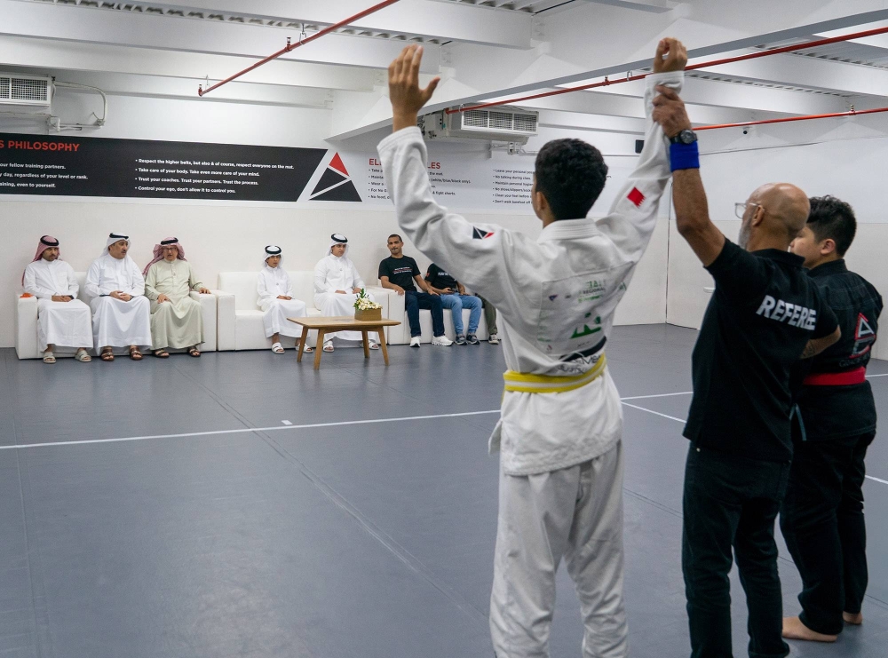 فيصل وعبدالله بن خالد يشهدان ختام &laquo;اليمنتس للجوجيتسو&raquo; ويكرمان  الأبطال