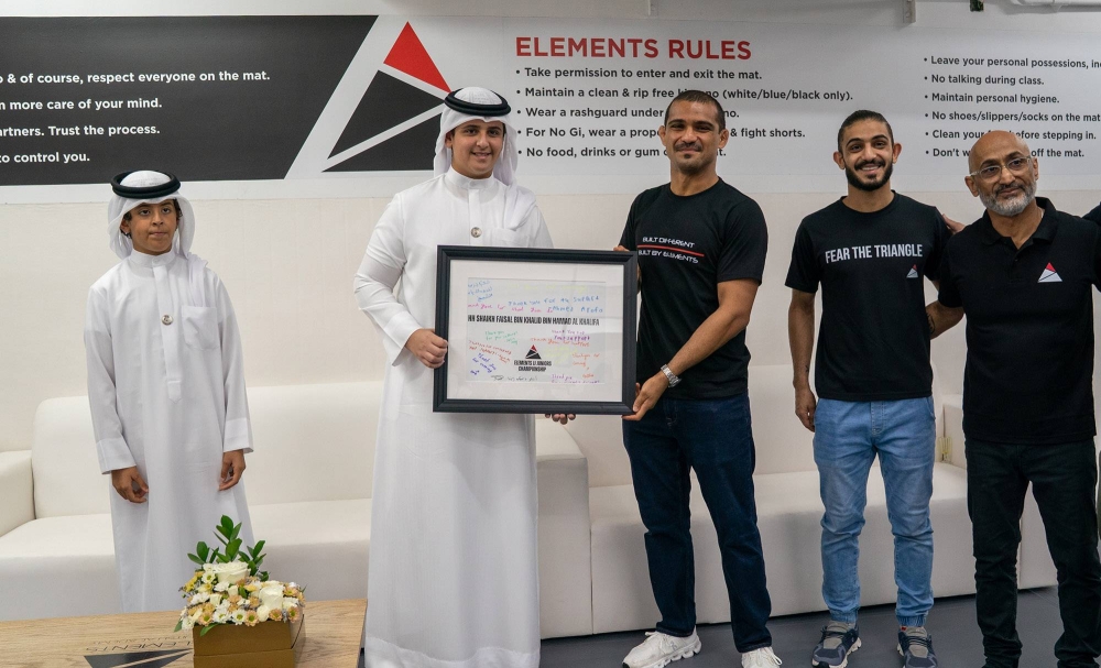 فيصل وعبدالله بن خالد يشهدان ختام &laquo;اليمنتس للجوجيتسو&raquo; ويكرمان  الأبطال