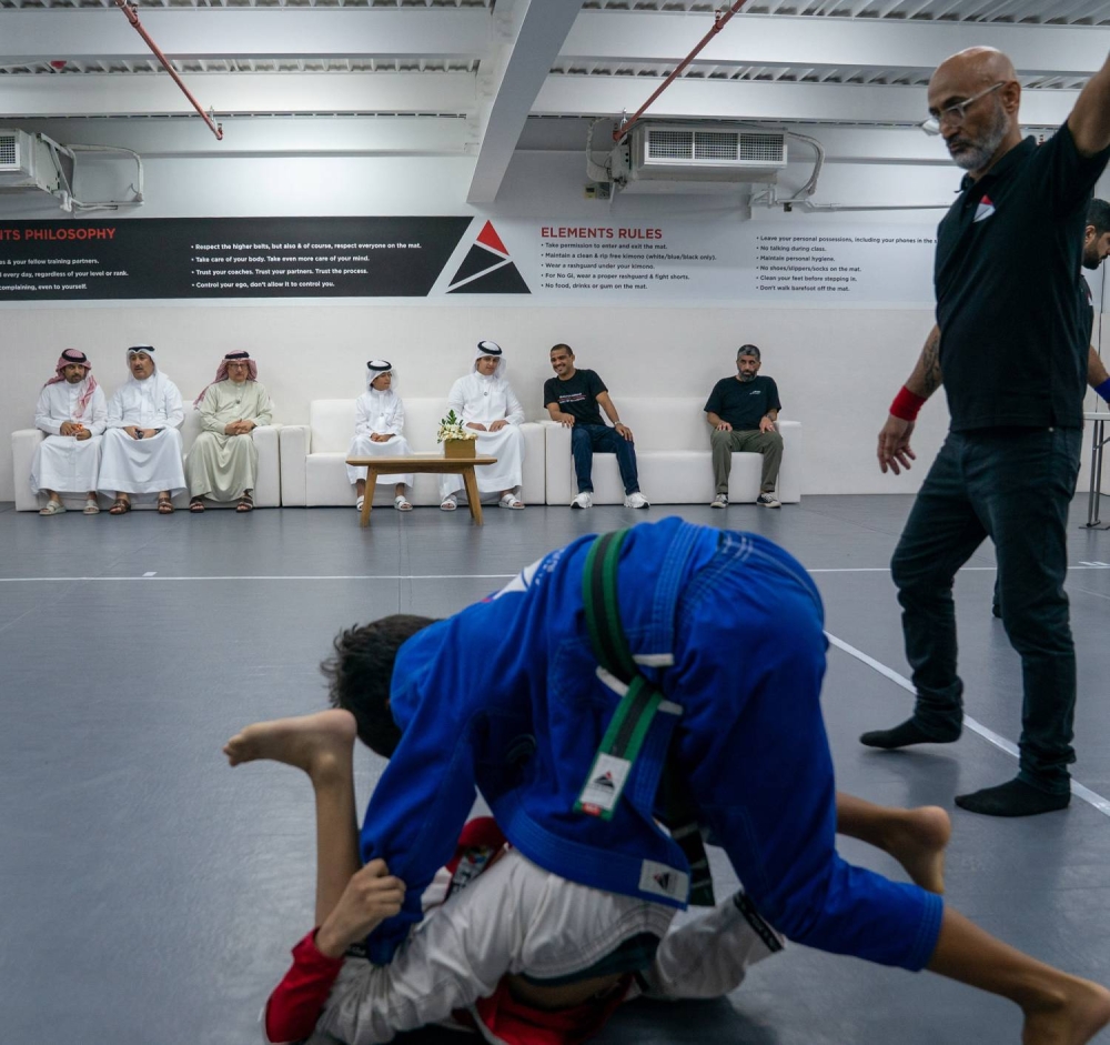 فيصل وعبدالله بن خالد يشهدان ختام &laquo;اليمنتس للجوجيتسو&raquo; ويكرمان  الأبطال