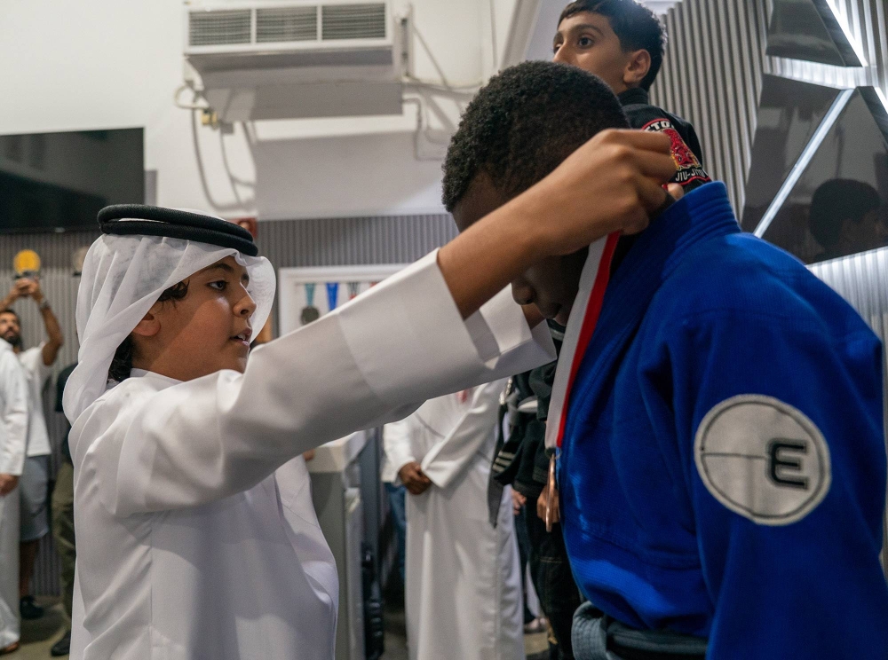 فيصل وعبدالله بن خالد يشهدان ختام &laquo;اليمنتس للجوجيتسو&raquo; ويكرمان  الأبطال