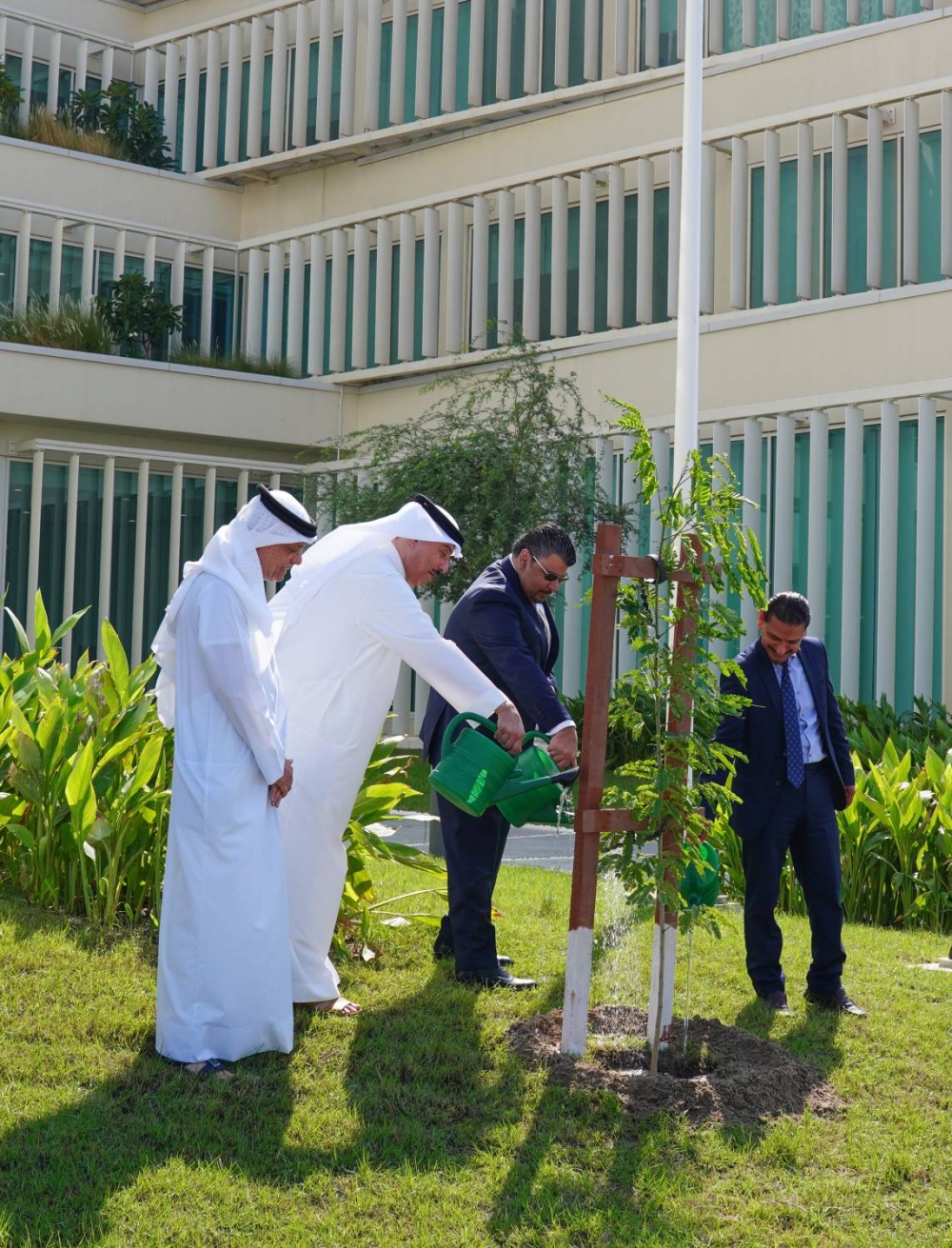 وزارة شؤون الكهرباء والماء وهيئة الكهرباء والماء تؤكدان التزامهما بدعم مبادرات التشجير والاستدامة