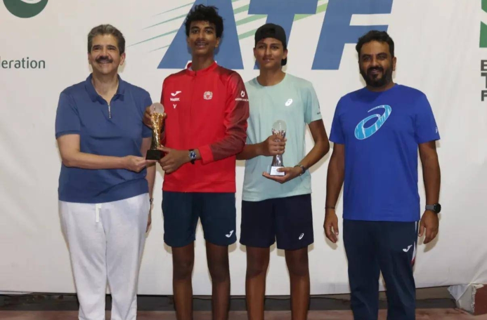 لاعبو فريق وزارة الداخلية للتنس يحققون مراكزاً متقدمة في بطولتين دوليتين