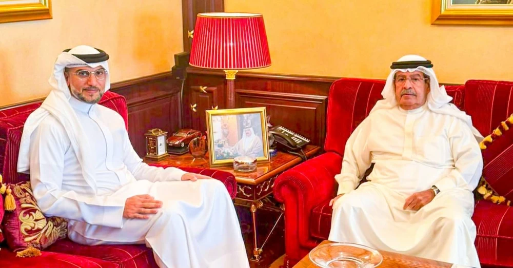 الشيخ علي بن خليفة يستقبل رئيس مجلس إدارة شركة بابكو