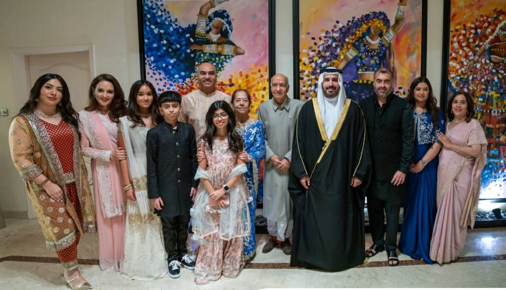 محمد بن سلمان  يزور عدد من الأسر بمناسبة ديوالي ورأس السنة الهندية