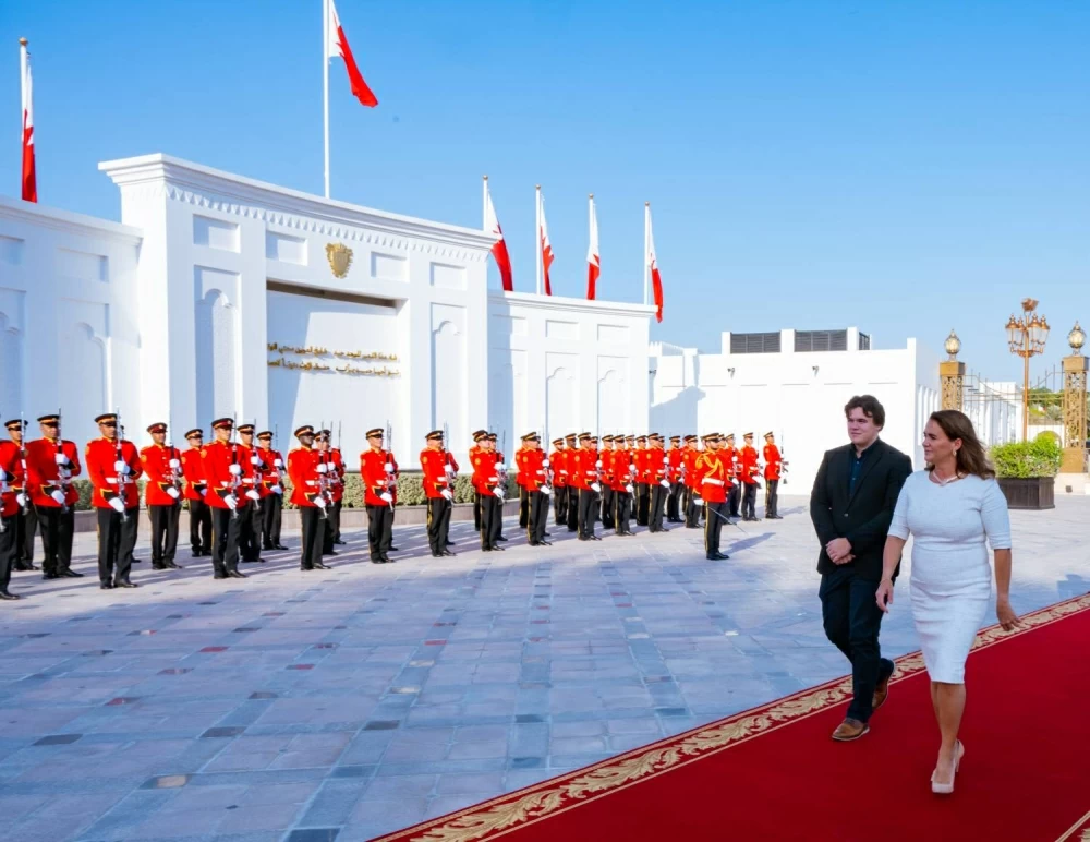 الملك يستقبل رئيسة جمهورية هنغاريا السابقة