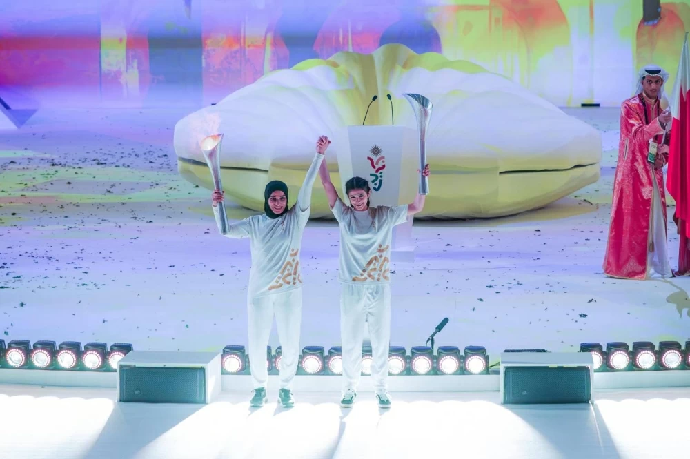 الملك ينيب ناصر بن حمد لافتتاح دورة الألعاب الآسيوية الثالثة للشباب