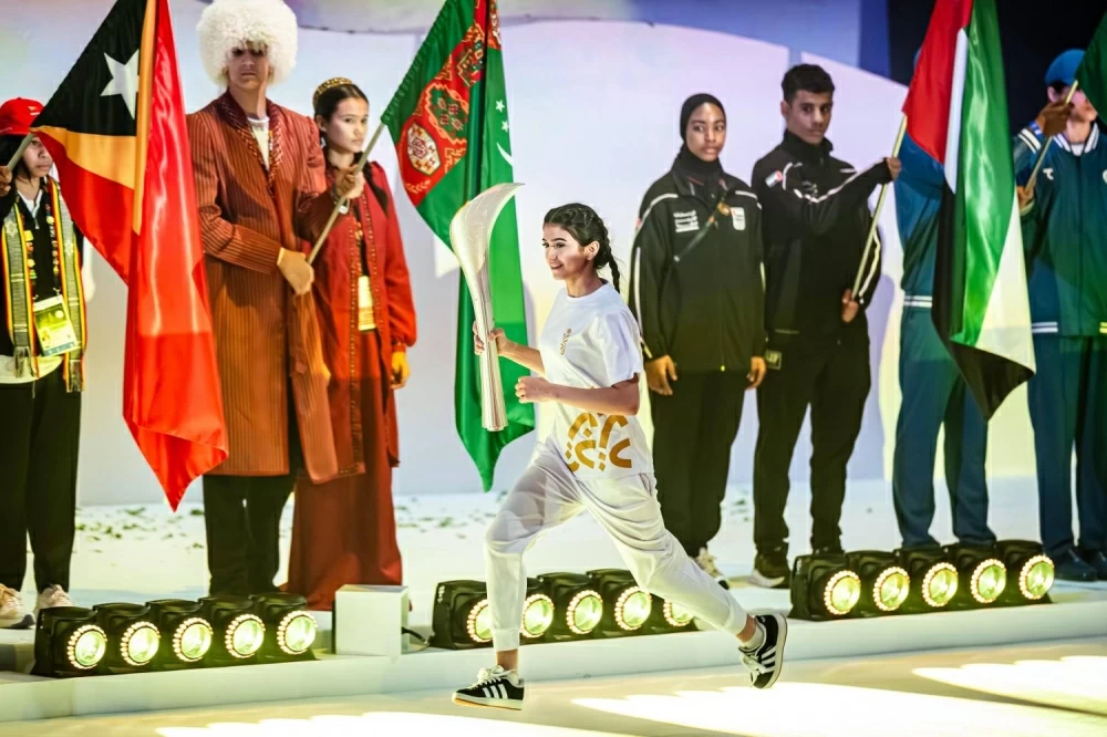 الملك ينيب ناصر بن حمد لافتتاح دورة الألعاب الآسيوية الثالثة للشباب