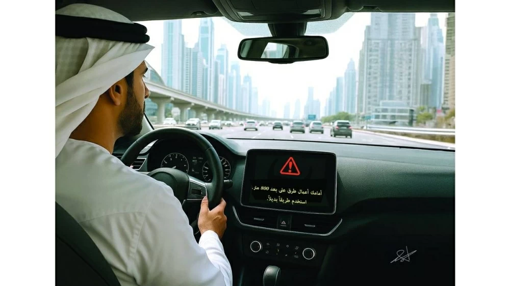 نظام مروري جديد في دبي يخبر السائقين بمعلومات لحظية لتقليل الازدحام